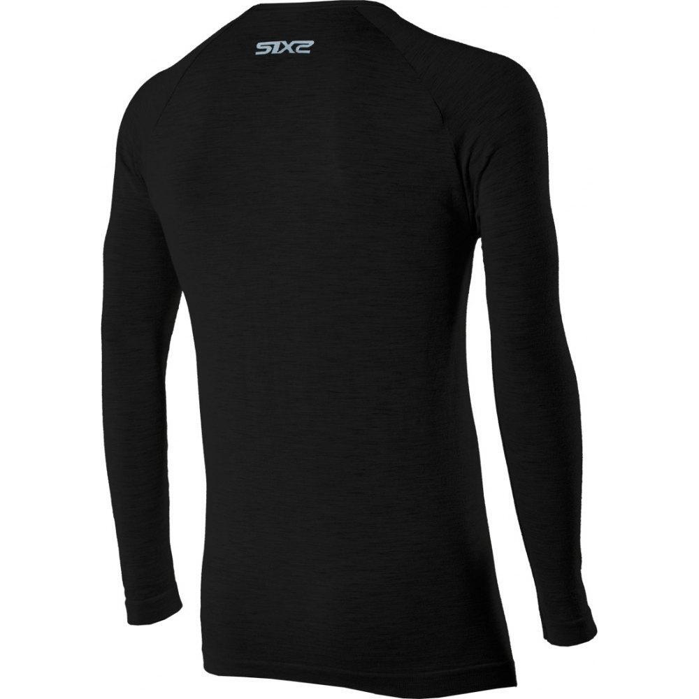 Camiseta interior de manga larga SIXS TS2 MERINOS Negro 2/6