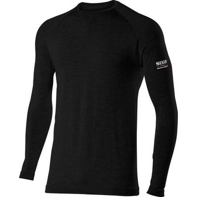 Gilet a manica lunghe SIXS TS2 MERINOS Grigio