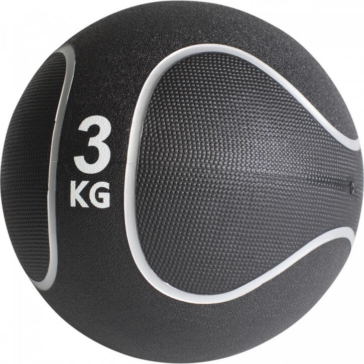 LOT 3 MEDECINE BALL NOIR ET GRIS | MUSCULATION | 1KG, 2KG ET 3KG 5/6
