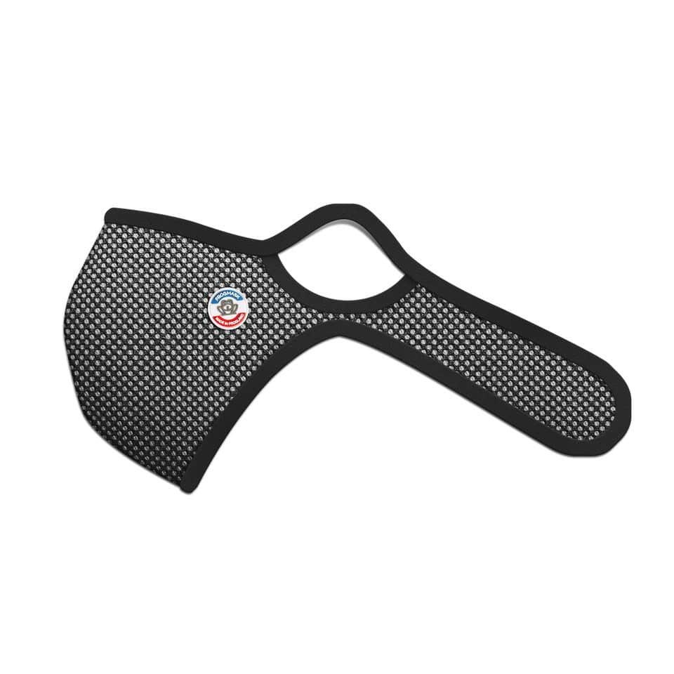 Masque antipollution vélo Frogmask noir & blanc taille XL - 1 filtre FFP2 inclus 2/7