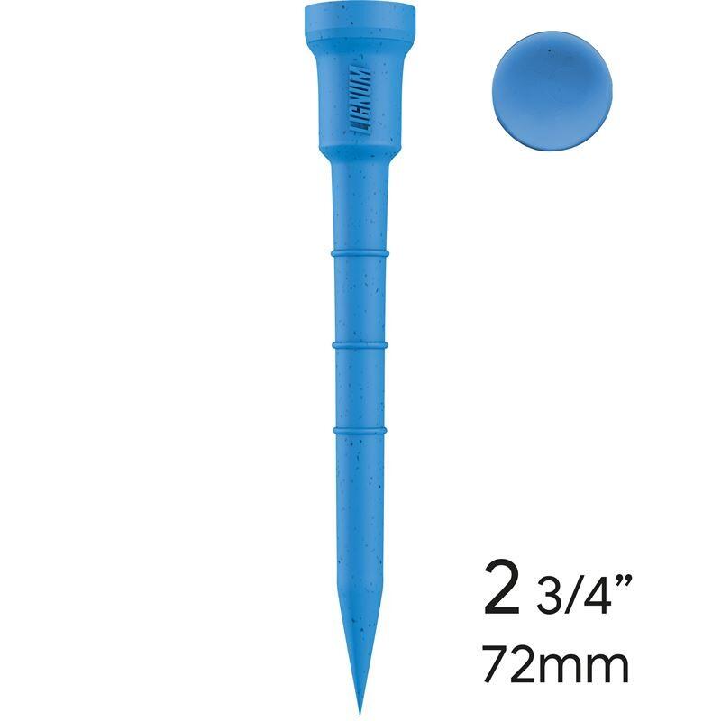 LIGNUM TEE Lignum 2 3/4in Pack 16 Golf Tees - Driving Blue