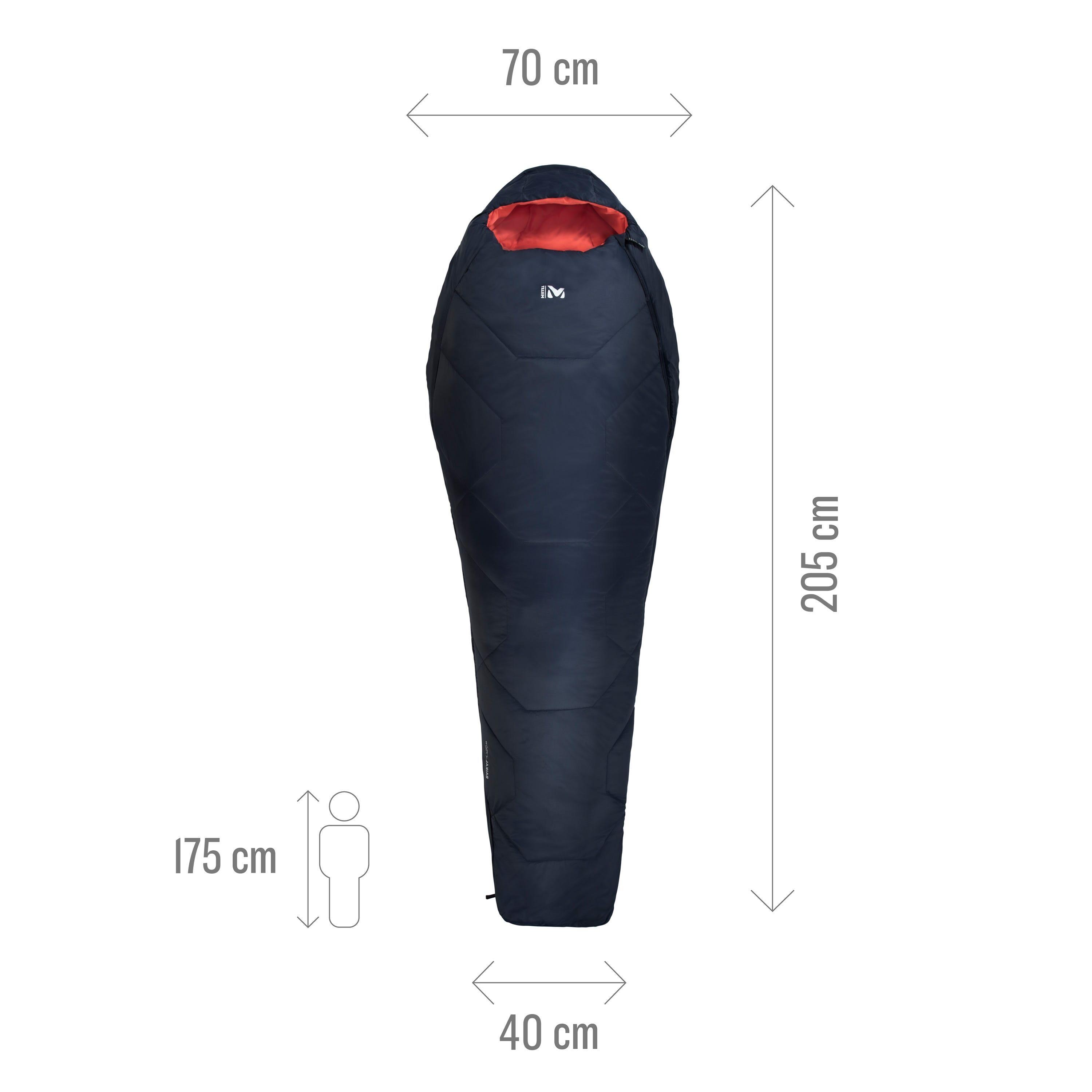 Sac de couchage Randonnée - Trekking Femme BAIKAL 750 Gauche 4/5