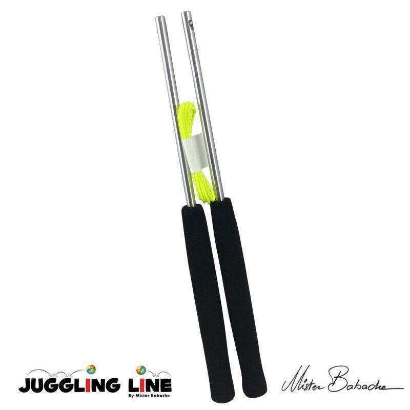 Baguette pour Diabolo - Mister Babache - Prime - Aluminium - Manche Noir 2/3
