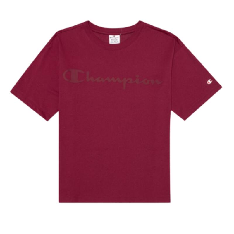 T-shirt Kappa de Mulher Champion Legacy Vici. Maroon