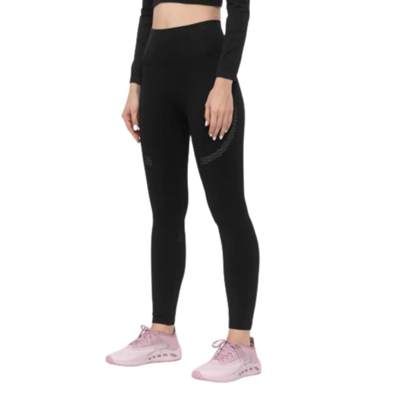 Mallas leggings de entrenamiento cardiovascular 4F. Negro