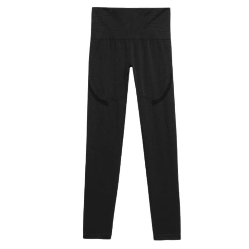 Mallas leggings de entrenamiento cardiovascular 4F. Negro