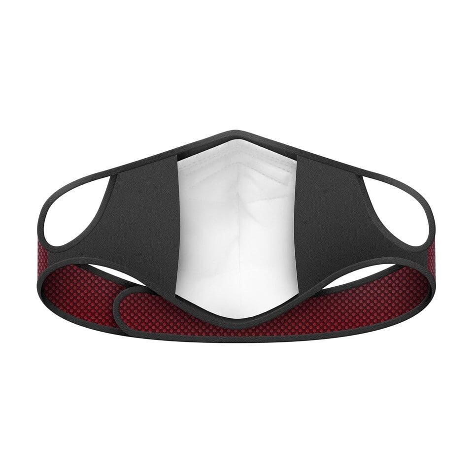 Masque antipollution vélo Frogmask bordeaux Taille XL - 1 filtre FFP2 inclus 3/7