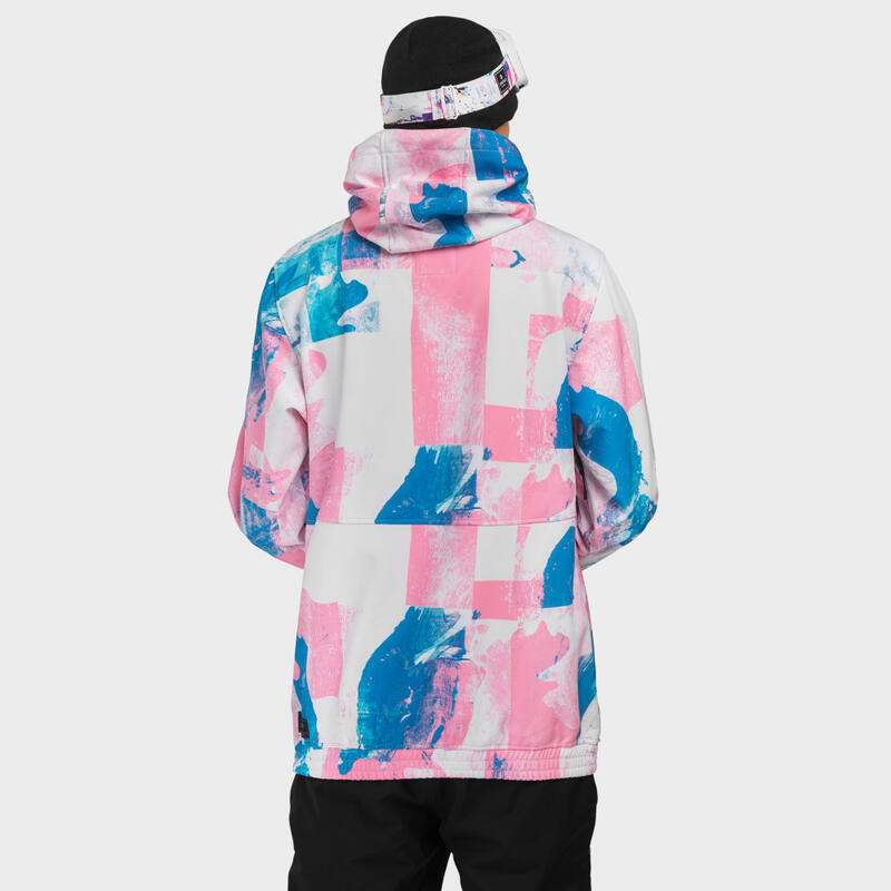 Chaqueta esquí y nieve SIROKO W1 Holi Rosa Chicle Hombre