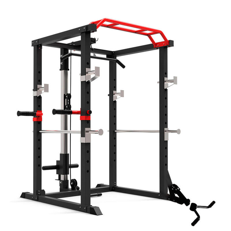 Dispositivo De Musculación fitness tech ajustable power rack squat squatjaula sentadillas