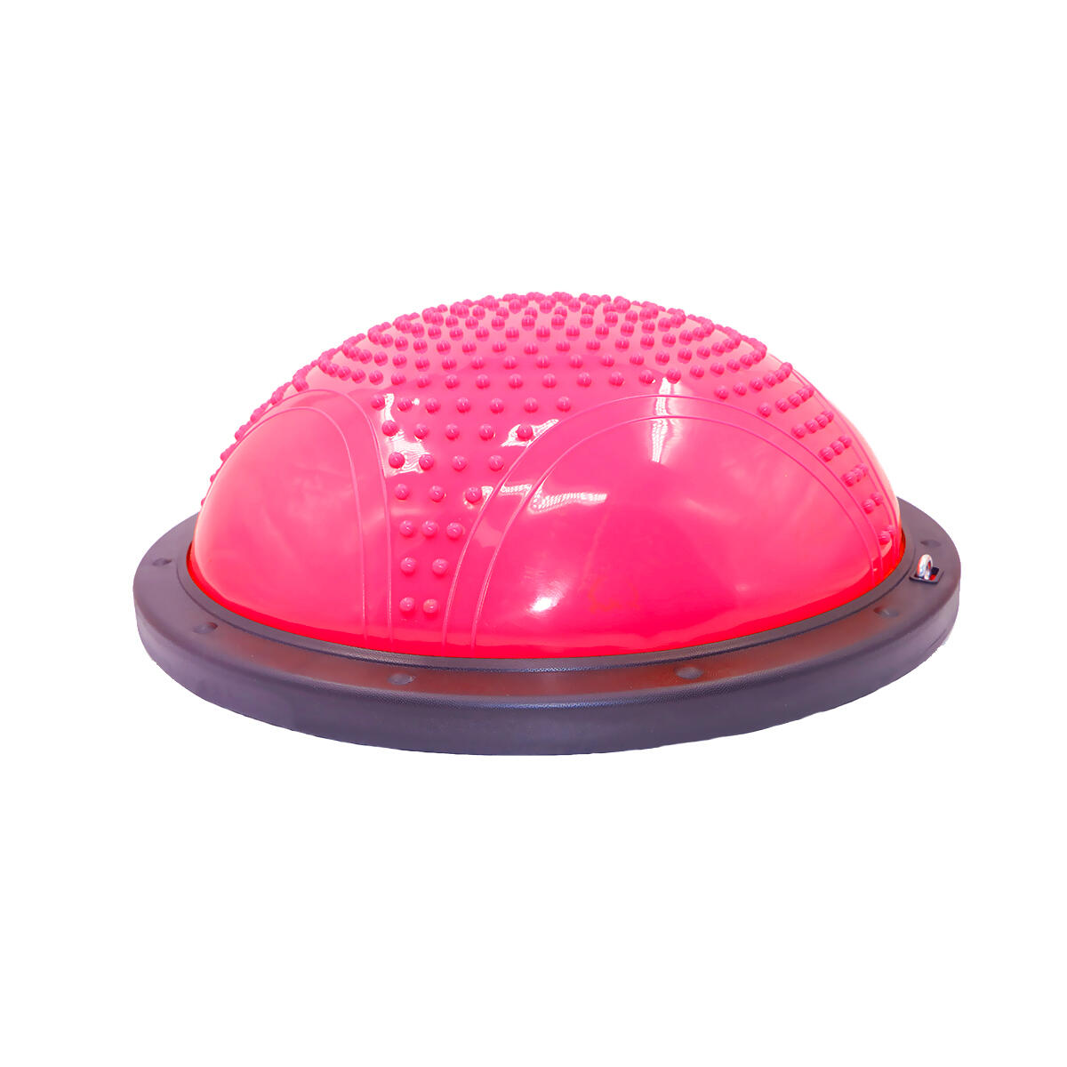 Bosu ou Semiesfera de Equilíbrio Yoga Fitness Tech - Ø58cm Rosa 2/5