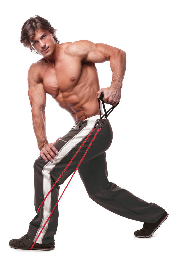 Iron Gym – Resistance Tube Trainer - Red 3/4