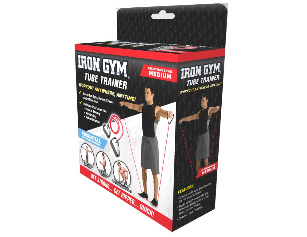 Iron Gym – Resistance Tube Trainer - Red 4/4