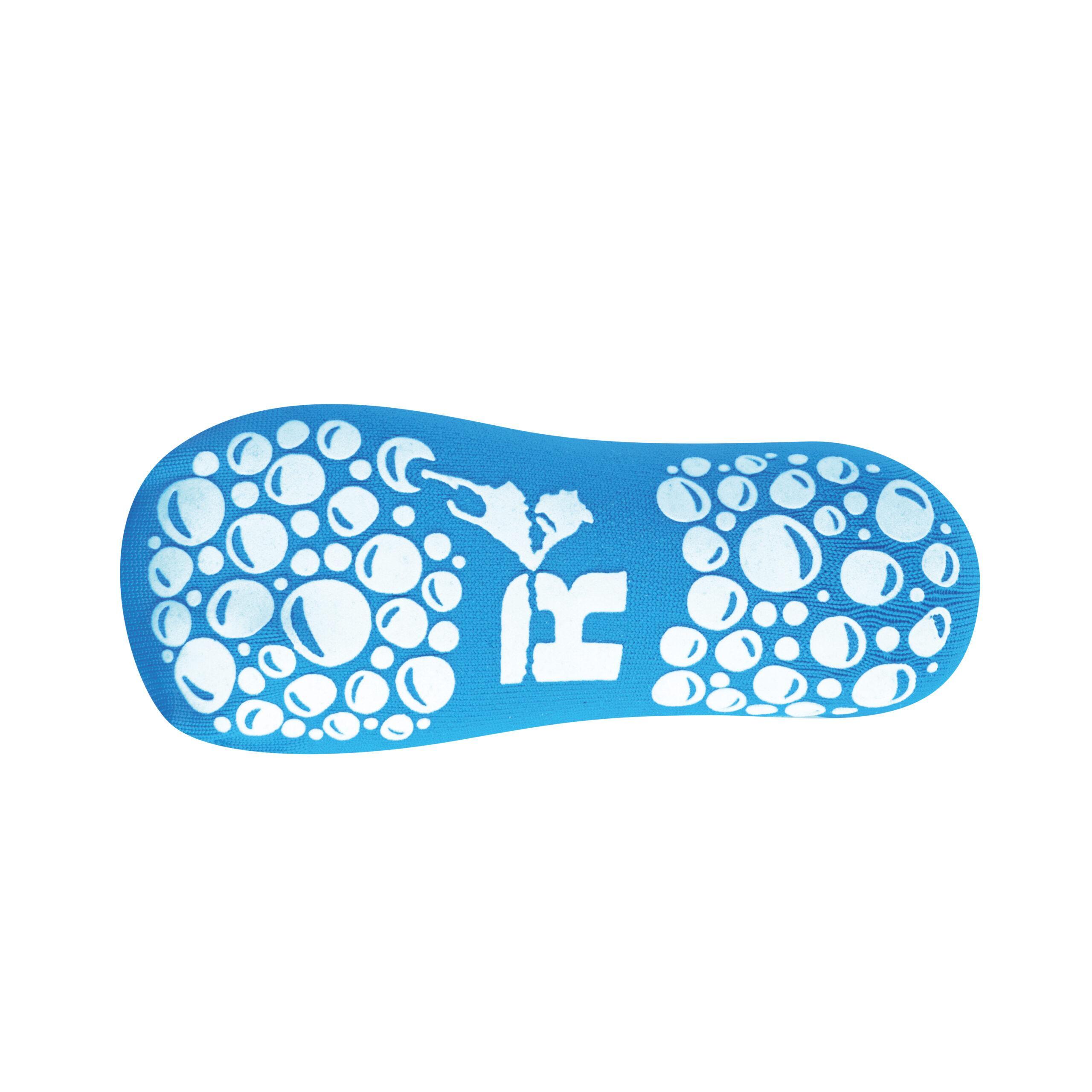 chaussettes natation enfants piscine antibactérien thermorégulateur turquoise 3/6