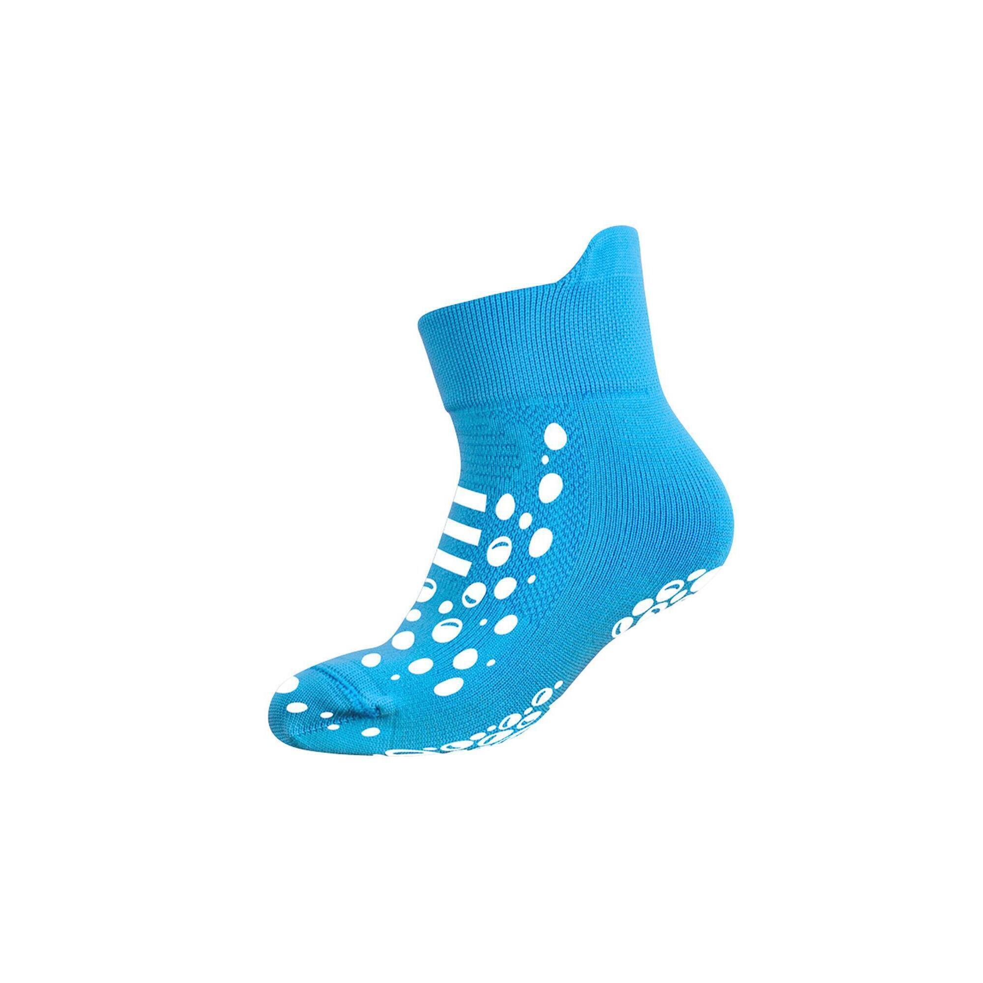 chaussettes natation enfants piscine antibactérien thermorégulateur turquoise 2/6