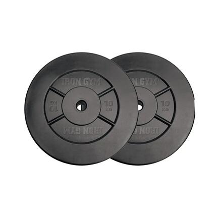 Iron Gym - Plaques de musculation 2 X 10 Kg