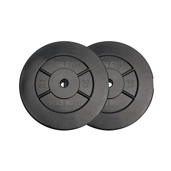 Iron Gym - Plaques de musculation 2 X 10 Kg