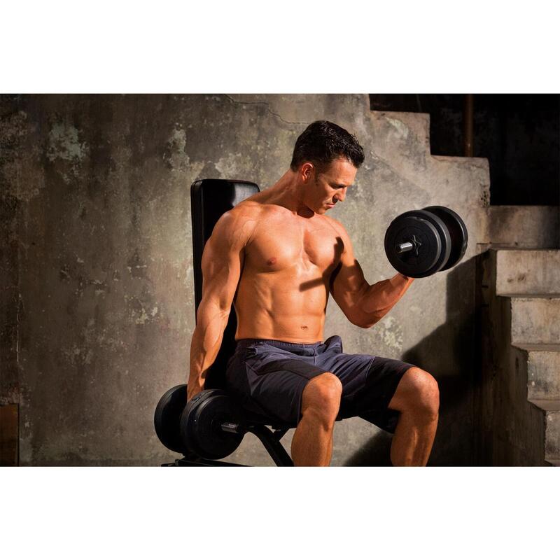 Iron Gym Halterschijven Set van 4x 5 KG, gewichten krachttraining fitness