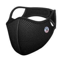 Masque antipollution vélo Frogmask noir taille M - 1 filtre FFP2 inclus