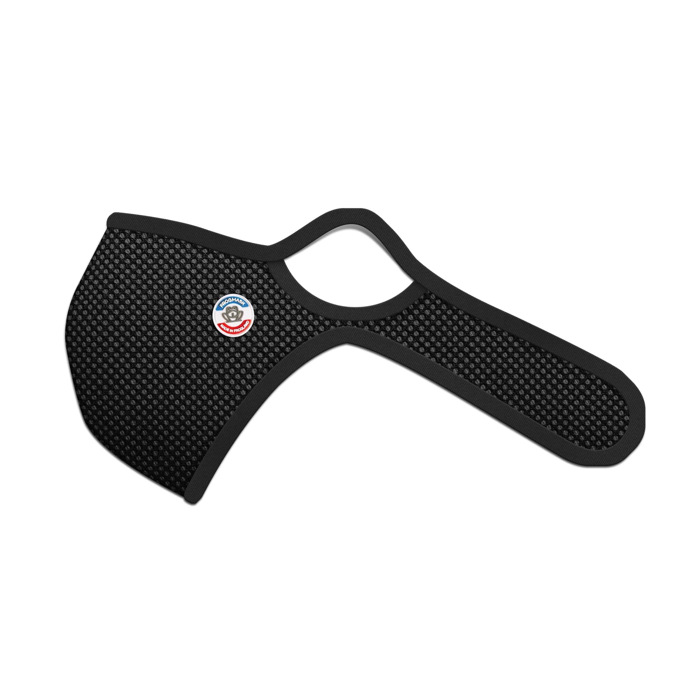 Masque antipollution vélo Frogmask noir taille L - 1 filtre FFP2 inclus 2/7