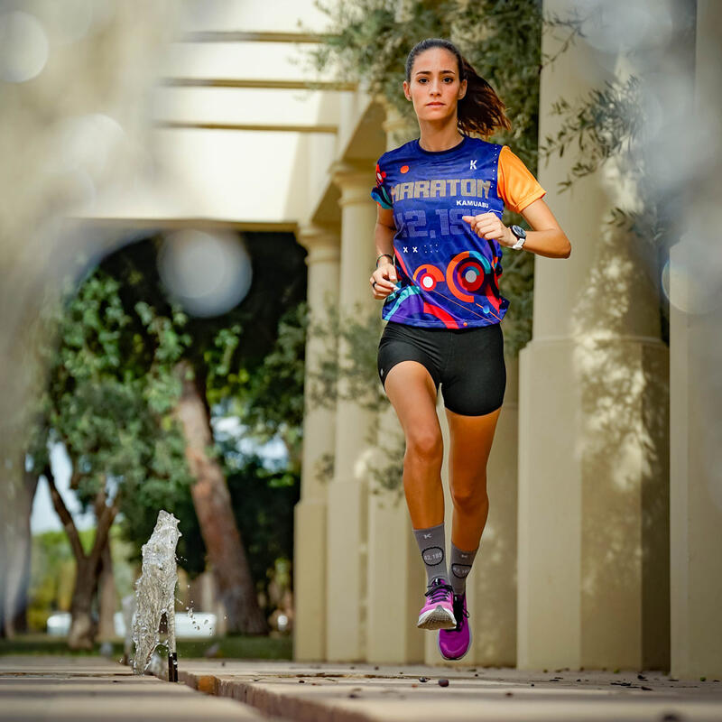 T-SHIRT DE CORRIDA #MARATON 2.0 RUN - MULHER