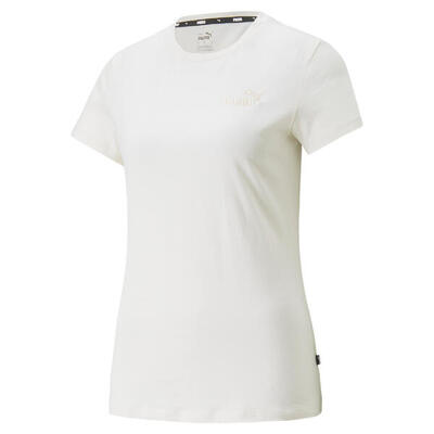 Dames-t-shirt met korte mouwen puma wit