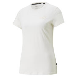 Dames-T-Shirt met Korte Mouwen Puma Wit