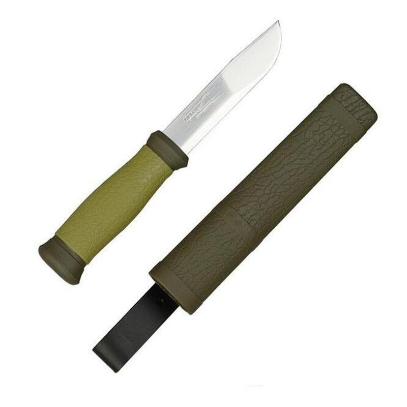 Cutit Morakniv 2000 bushcraft, verde