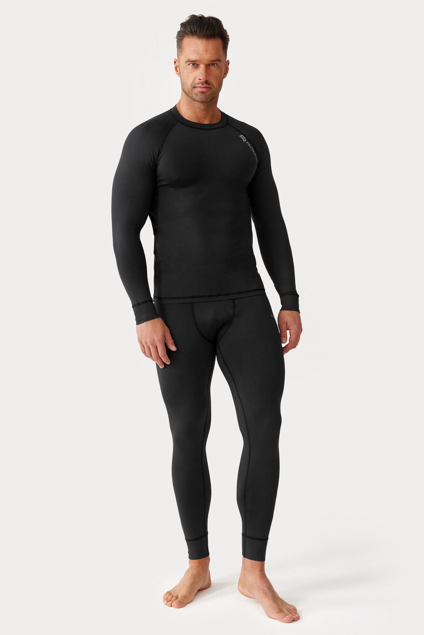 Men's Thermal Underwear Functional Underwear Ski Underwear Winter Underwear Set Warm Soft Breathable Thermal Undershirt Thermal Underwear Size L
