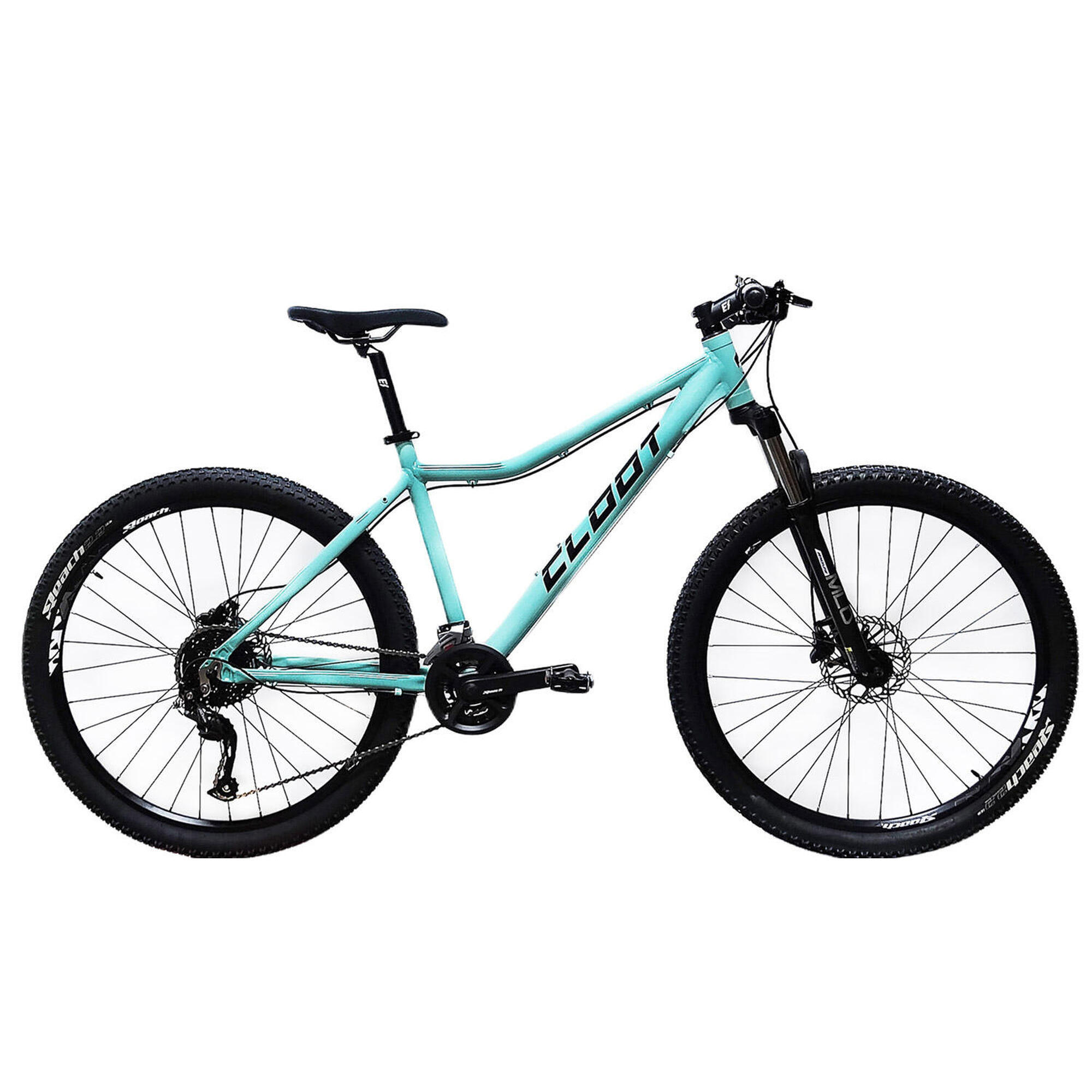 Cloot Bike - Cloot Velo 27.5 " Vtt Trail 7.0 Pro Shimano 9x2 - Vélo Tout Terrain - Bleu - 40 M - Decathlon
