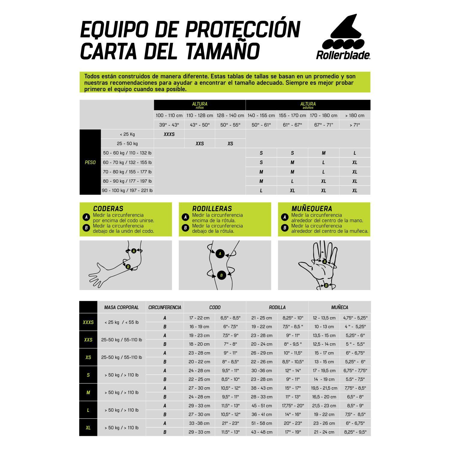 Protecciones  patinaje rodilleras coderas muñequeras Rollerblade EVO GEAR negro 5/5