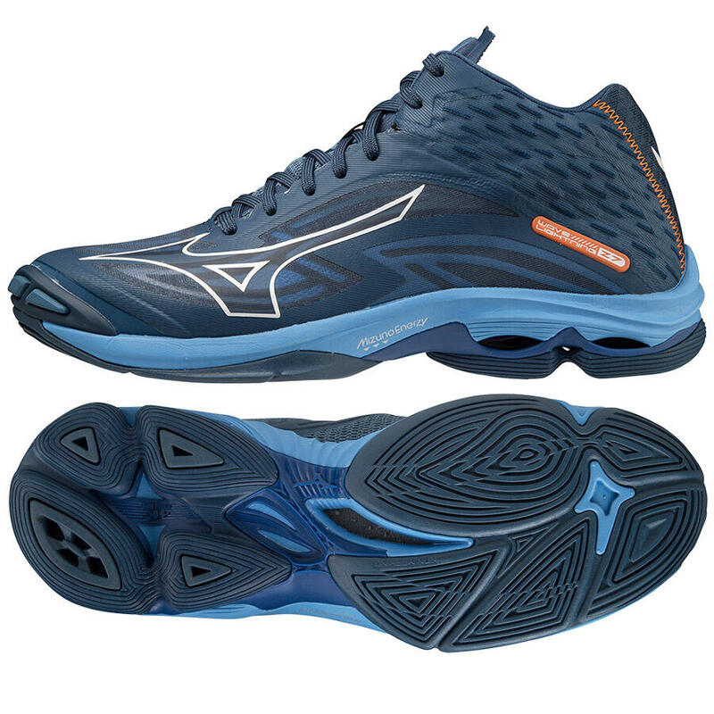 Mizuno Wave Lightning Z7 Mid Azul Sapatos Esportivos Adulto