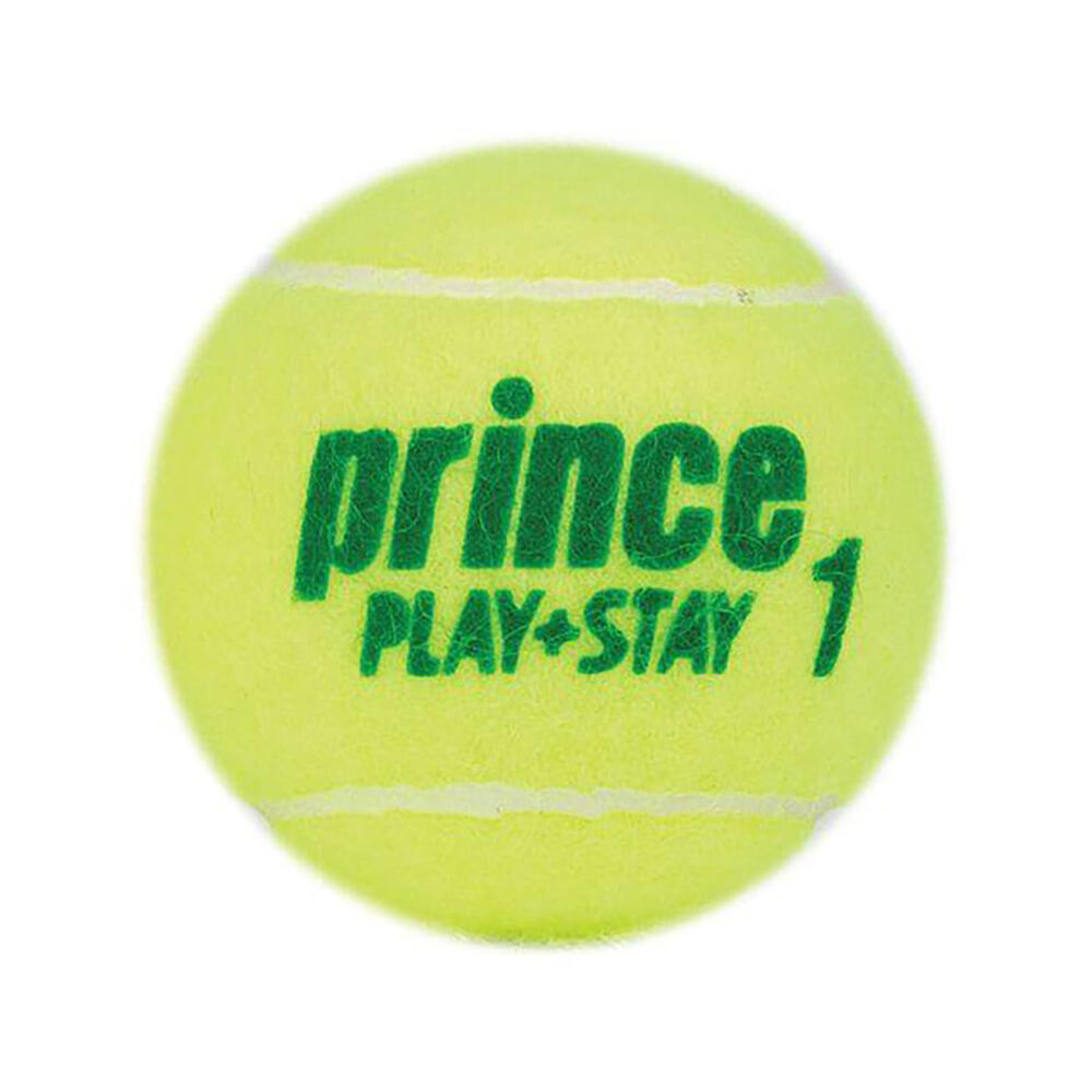 Prince - Sachet 72 Balles De Tennis Prince Play & Stay - Stage 1 - Panier De Balle - Jaune - Taille Unique - Decathlon