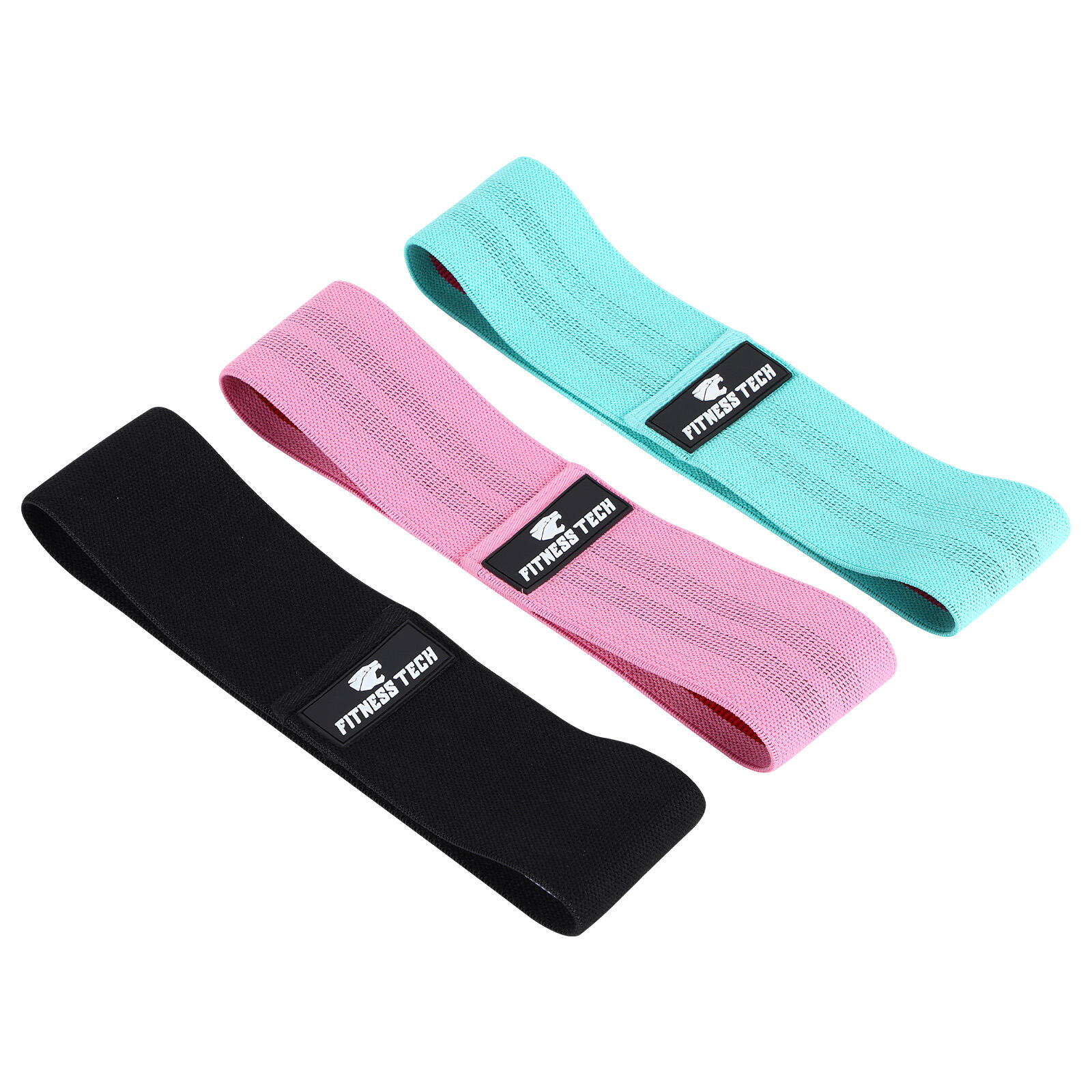 Fitness Tech - Bandes Pour Fessiers Fitness Tech – 3 Niveaux De Résistance - Bande Élastique - Multicolore - 1 Kg - Decathlon