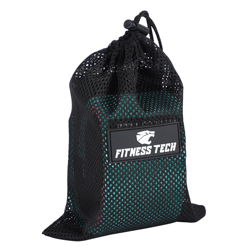 Bandas de Glúteos Fitness Tech - 3 Níveis de Resistência