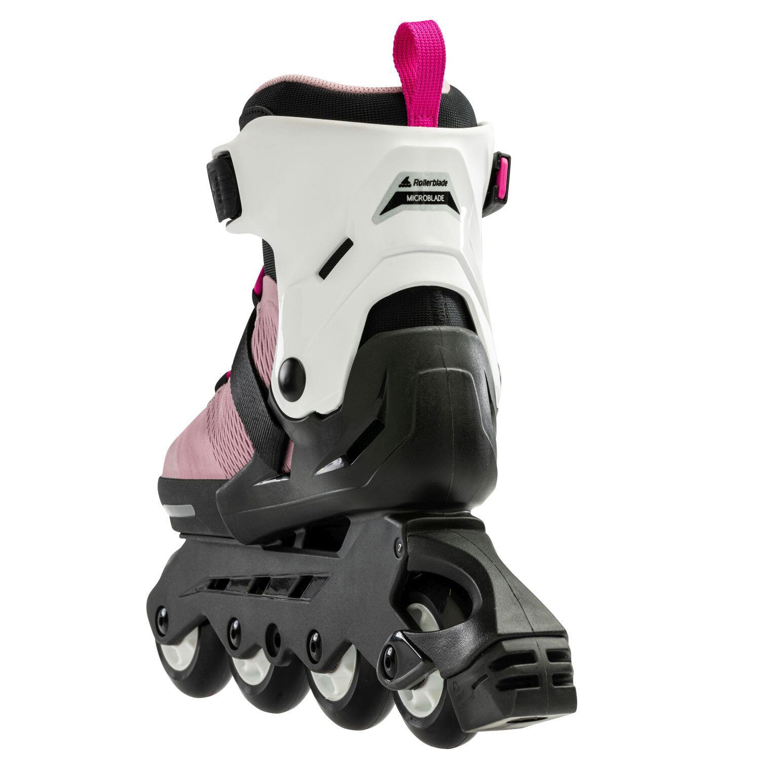 Microblade G Kids Fitness Inline Skate - Pink/White - Size: UK 4 - 7 - Large 5/5