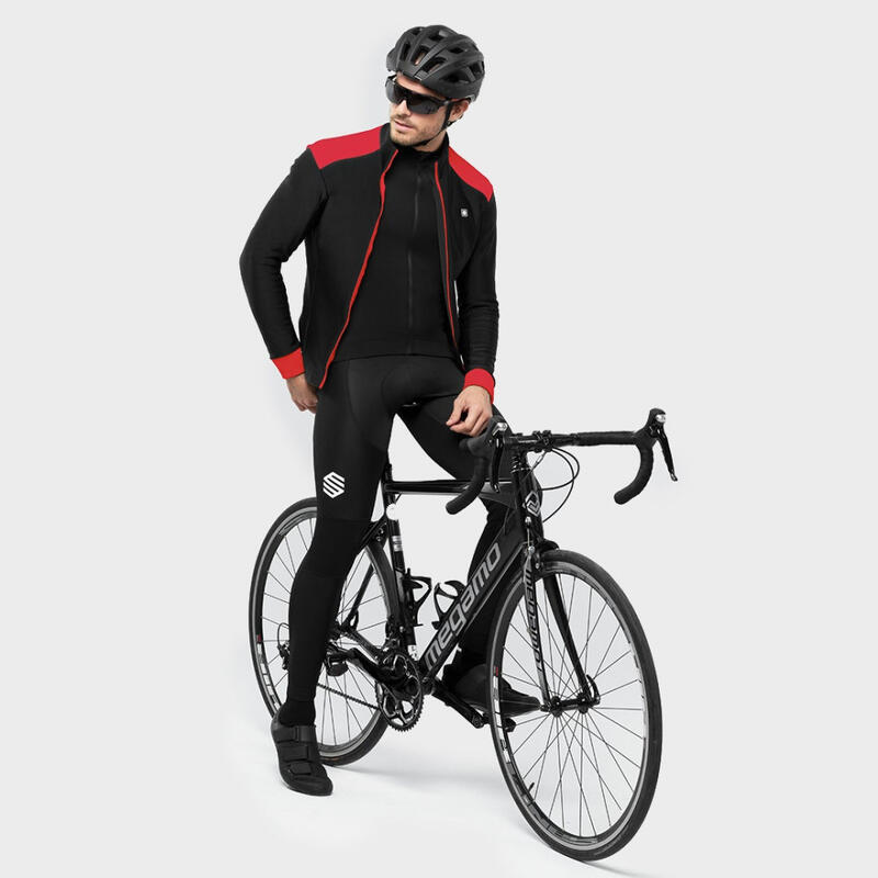 Férfi kerékpáros softshell kabát Cycling SIROKO J1 Montoso