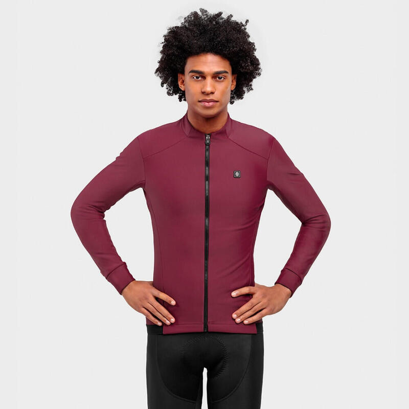 Veste softshell Cyclisme SIROKO J1 Soulor Bordeaux Homme