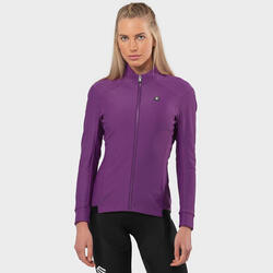 Veste vélo softshell femme Cyclisme J1 Rossfeld Prune