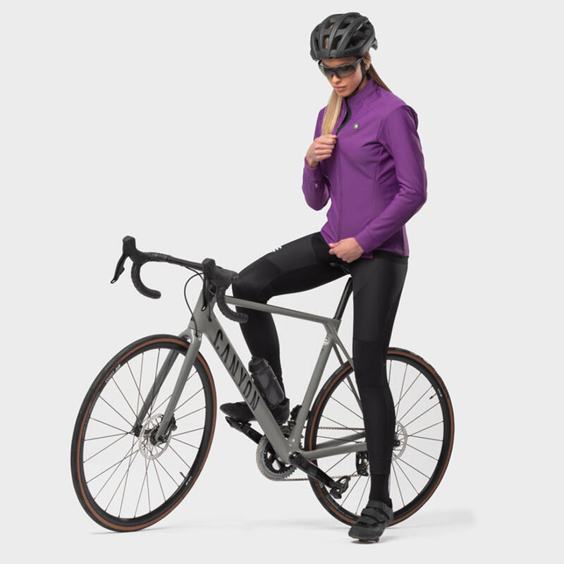 Damen Radsport softshell-fahrradjacke für J1 Rossfeld SIROKO Pflaume