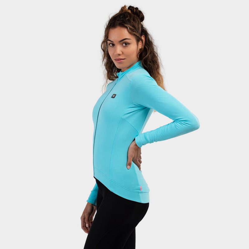 Damen Radsport thermo-radtrikot für M4 Bail SIROKO Neoncyan