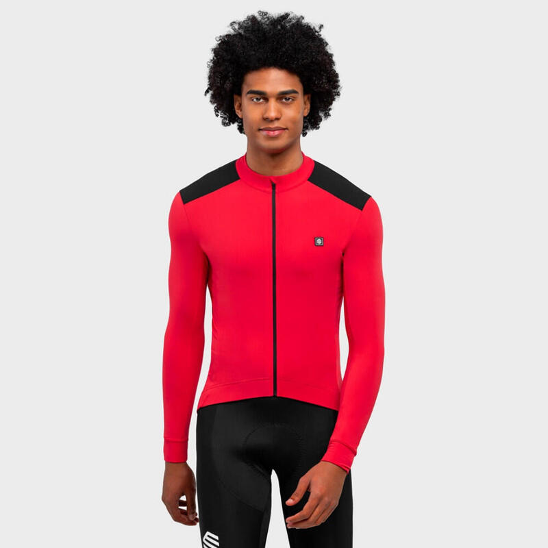 Maillot vélo thermique homme Cyclisme M4 Passion Rouge Vif