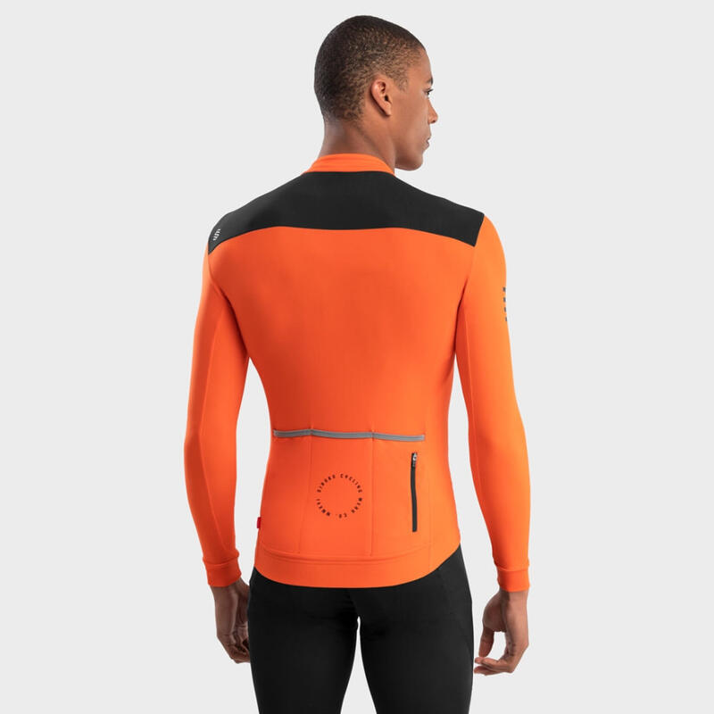 Maglia da ciclismo termica da uomo M4 Oregon SIROKO Arancione Acceso