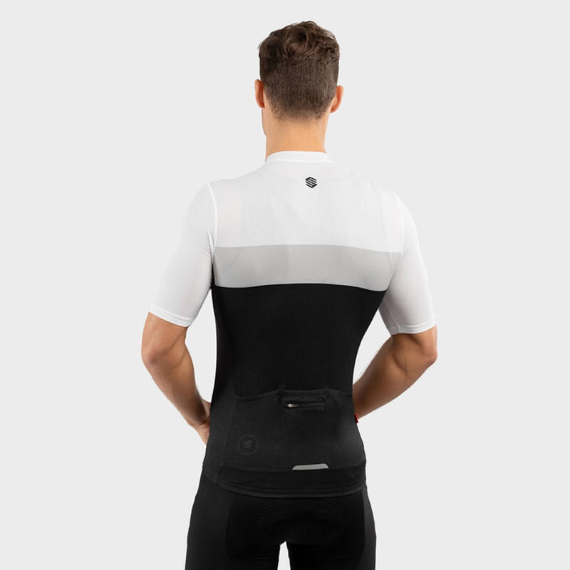 Maillot manga corta ultraligero ciclismo SIROKO M3 Podium Negro Hombre