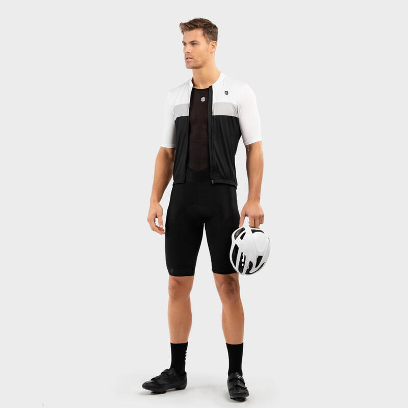 Maillot manga corta ultraligero ciclismo SIROKO M3 Podium Negro Hombre