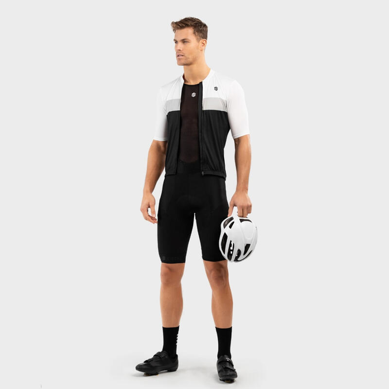 Mężczyzna Kolarstwo Męska ultralekka koszulka rowerowa M3 Podium Czarny