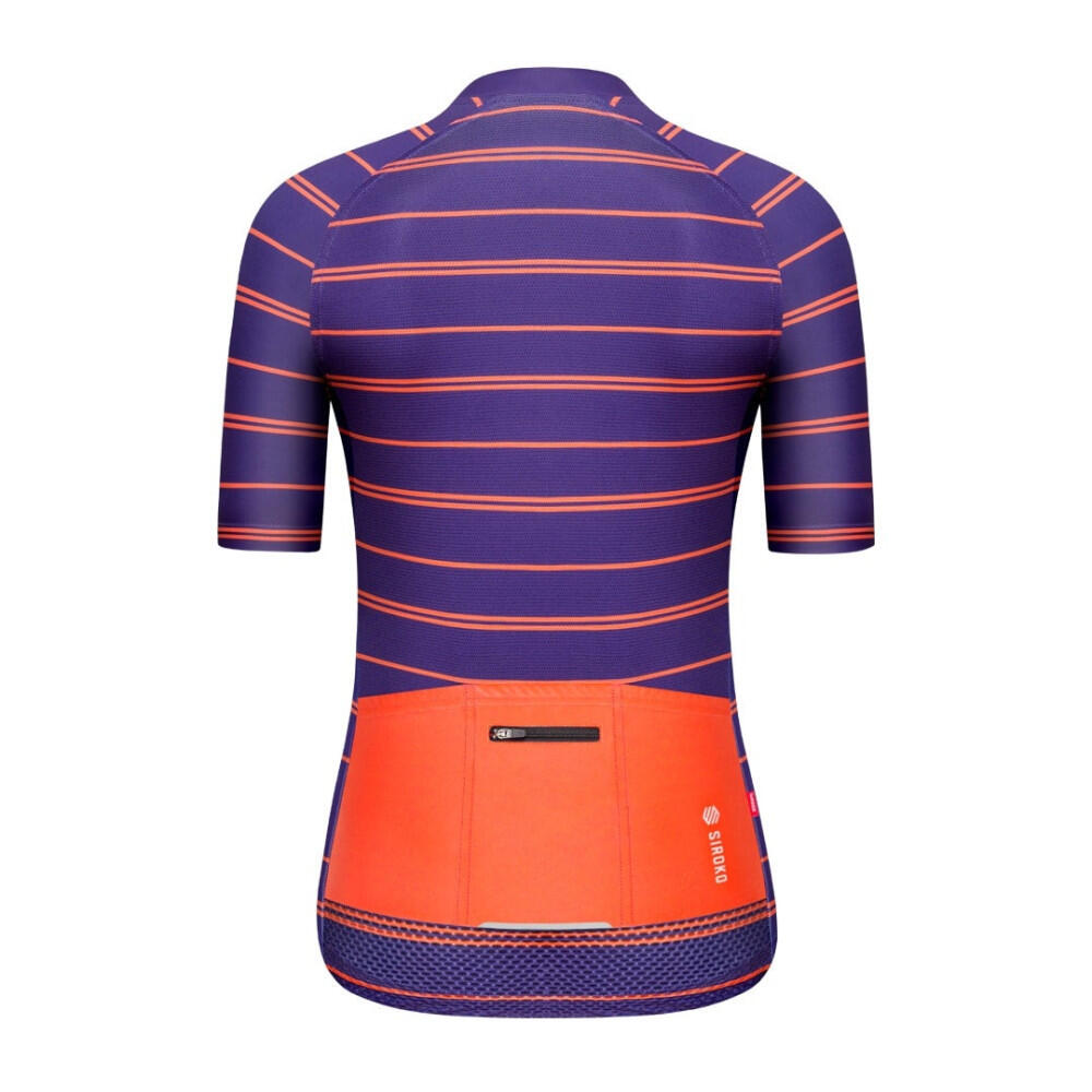 Maglia maniche corte Ciclismo SIROKO M2 Elba Prugna Donna 2/5