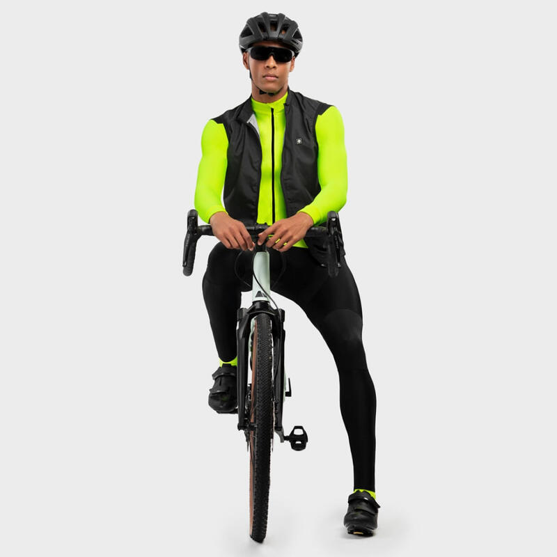 Camisola térmica de ciclismo para homem M4 Atlantis SIROKO Amarelo Néon