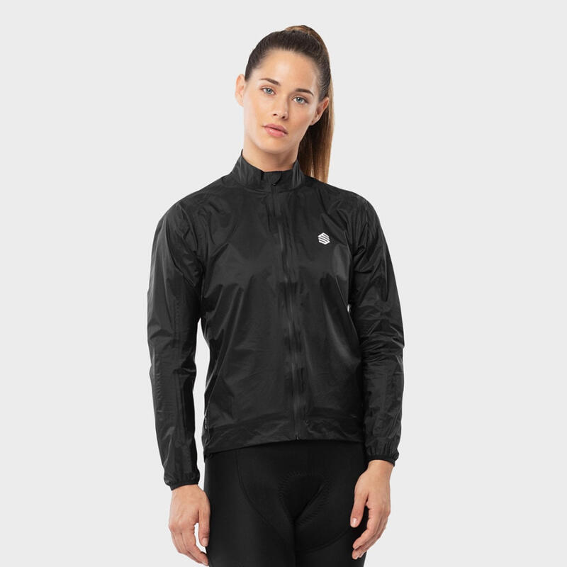Chaquetas lluvia ciclismo SIROKO J2 Troumouse Negro Mujer