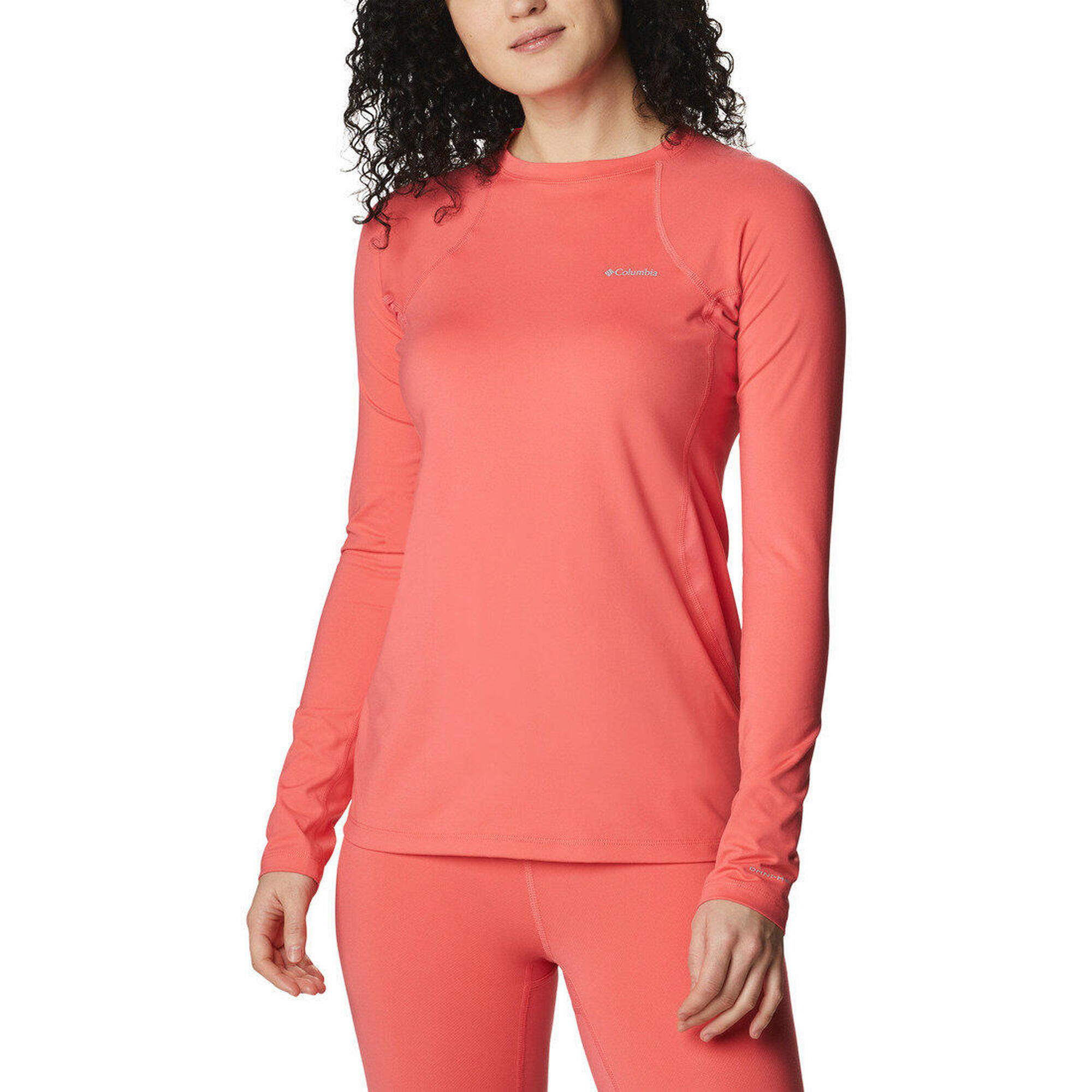 Columbia - Baselayer Femme Midweight Stretch - Sous Maillot Manche Longue - Rose - 40 M - Decathlon