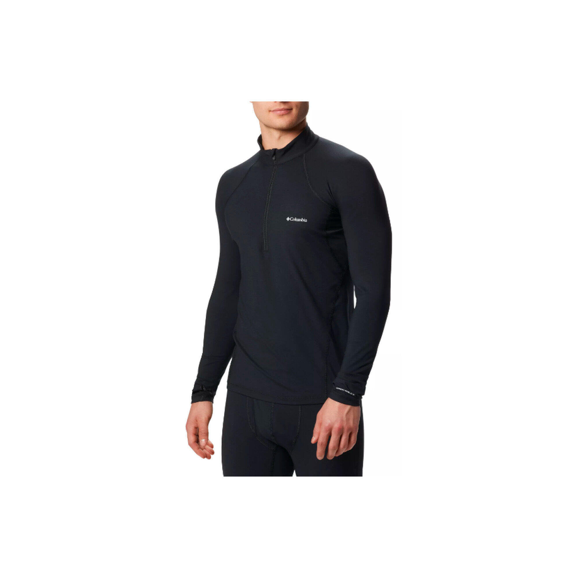 COLUMBIA Funktionsshirt Midweight Stretch Long Sleeve Half Zip Herren - Schwarz